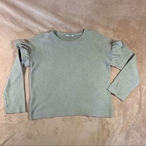 Zara Trafaluc Butterfly Sleeve Pullover Sweater L